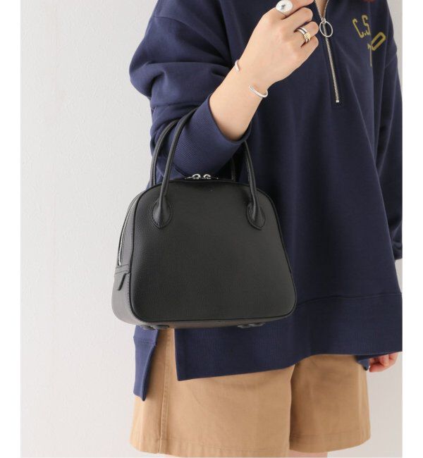 VERMEIL par iena「《追加》MAISON CANAU（メゾン カナウ） ラウンドボストン MCLH3AB2」|ボストンバッグ|