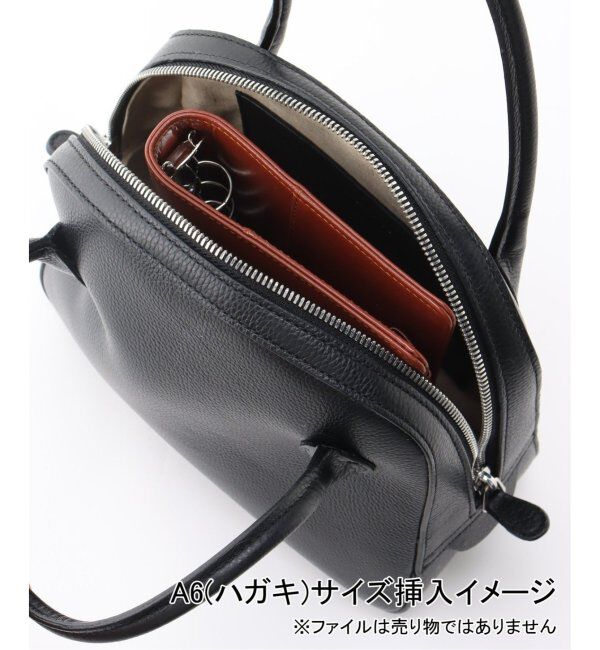 VERMEIL par iena「《追加》MAISON CANAU（メゾン カナウ） ラウンドボストン MCLH3AB2」|ボストンバッグ|