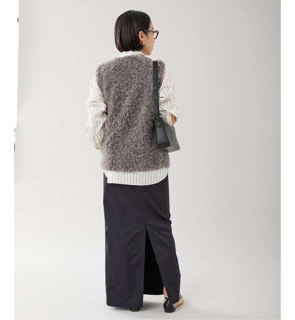 IENA「サテン ストライプ シャツ」|シャツ・ブラウス|