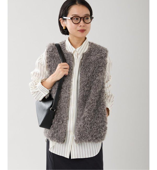 IENA「サテン ストライプ シャツ」|シャツ・ブラウス|