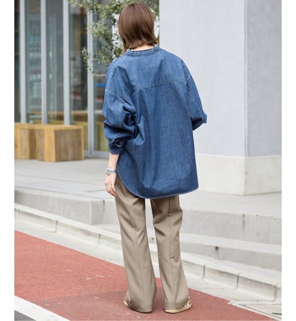 SLOBE IENA「LEDENIM REMAKE OVER SHIRT」|シャツ・ブラウス|