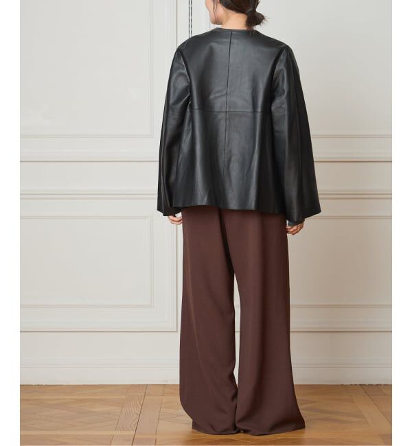 IENA LA BOUCLE「《追加》IENA LA BOUCLE ポリエステルトロイージーパンツ」|その他|