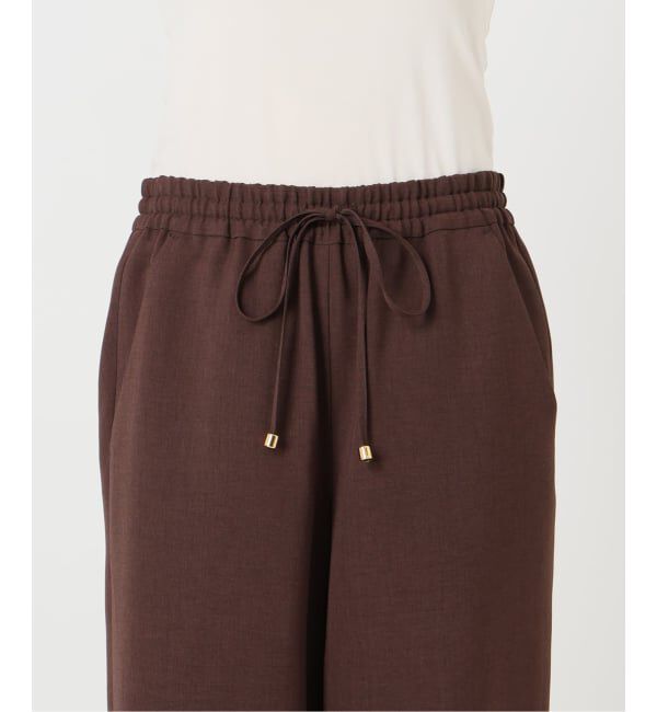 IENA LA BOUCLE「《追加》IENA LA BOUCLE ポリエステルトロイージーパンツ」|その他|