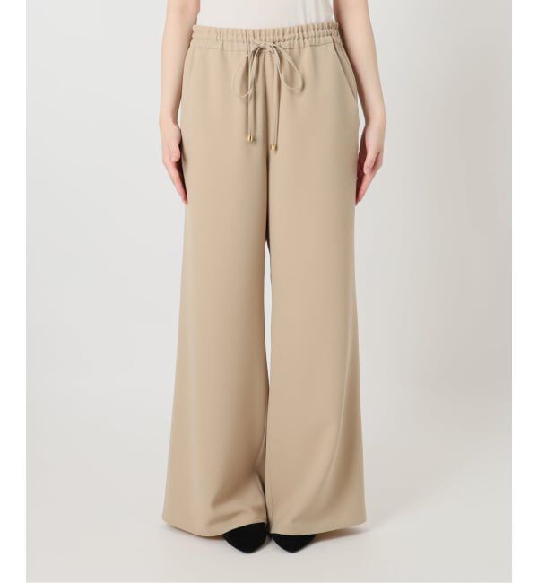 IENA LA BOUCLE「《追加》IENA LA BOUCLE ポリエステルトロイージーパンツ」|その他|