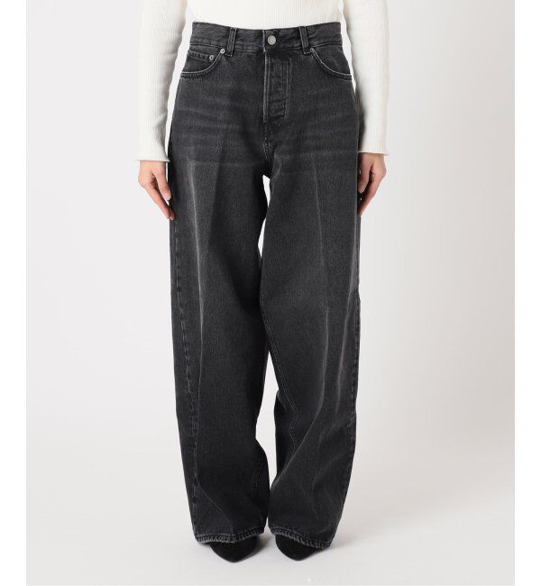 journal standard L'essage「《追加》【HAIKURE/ハイクル】BETHEANY ASIAN FIT MID BLACK：デニム」|デニム|