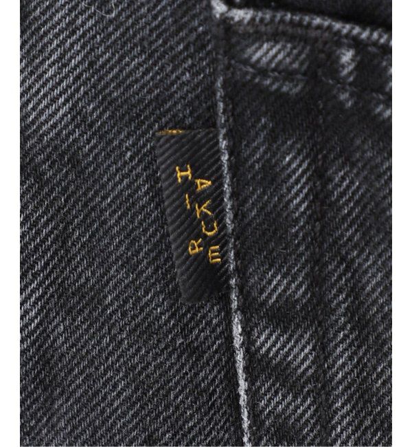 journal standard L'essage「《追加》【HAIKURE/ハイクル】BETHEANY ASIAN FIT MID BLACK：デニム」|デニム|