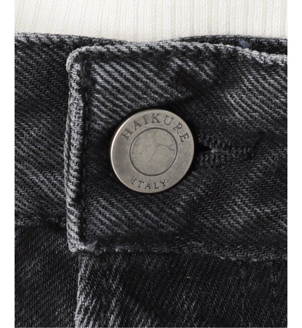 journal standard L'essage「《追加》【HAIKURE/ハイクル】BETHEANY ASIAN FIT MID BLACK：デニム」|デニム|