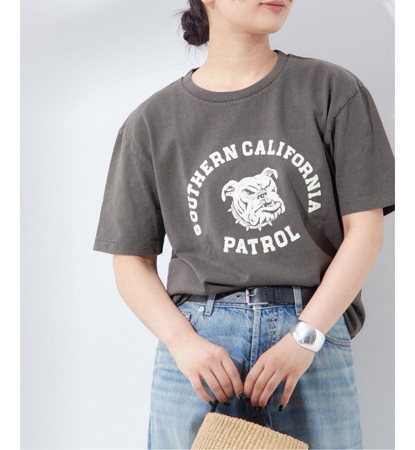 journal standard L'essage「《追加2》【MIXTA/ミクスタ】SO CAL DOG CREW   T-SHITS：Tシャツ」|Tシャツ・カットソー|ブラック