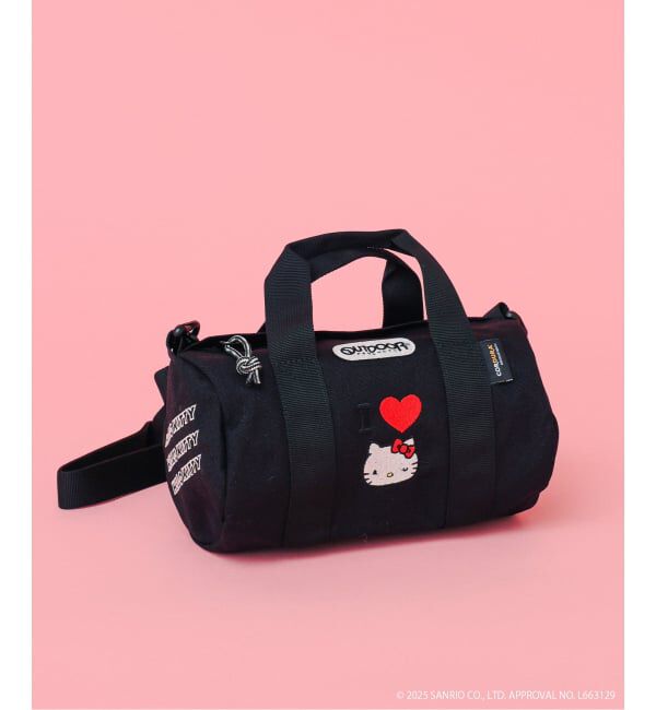 JOURNAL STANDARD「HELLO KITTY / ハローキティ 230 ROLLBOSTON SMALL」|ボストンバッグ|ブラック