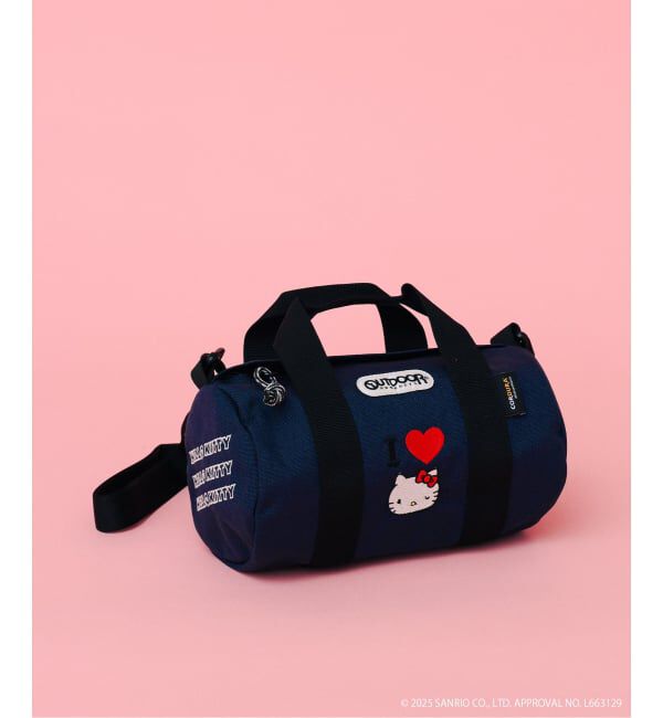 JOURNAL STANDARD「HELLO KITTY / ハローキティ 230 ROLLBOSTON SMALL」|ボストンバッグ|ネイビー