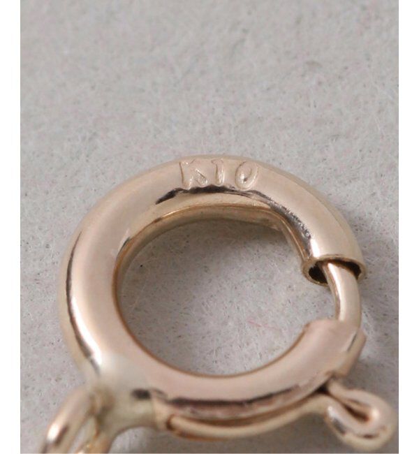 Lilas by Spick&Span「メレダイヤバチカングリーンアメジスト55cmネックレス K10」|ネックレス|