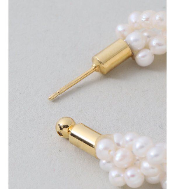 U by SPICK&SPAN「jour couture /ジュール クチュール  パールチェーンピアス」|ピアス|