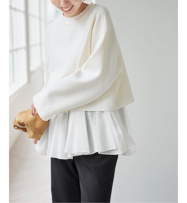 Spick and Span「フレアチュニック」|シャツ・ブラウス|ホワイト