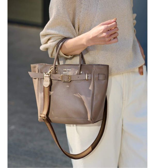 FRAMeWORK「≪WEB限定 / 追加予約≫YOUNG＆OLSEN 別注ストラップ付きベルトバッグ」|トートバッグ|ブラウン D