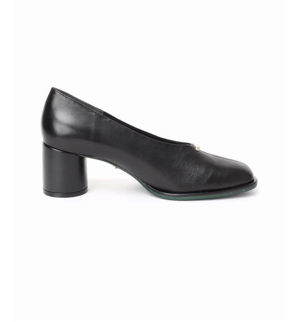 GRISE「《追加》GRISE6cmレザーオブリークハイバンプパンプス」|パンプス|