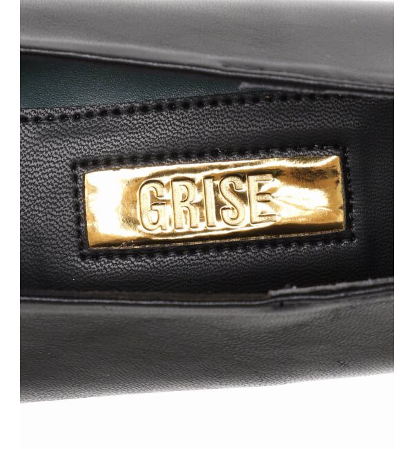 GRISE「《追加》GRISE6cmレザーオブリークハイバンプパンプス」|パンプス|