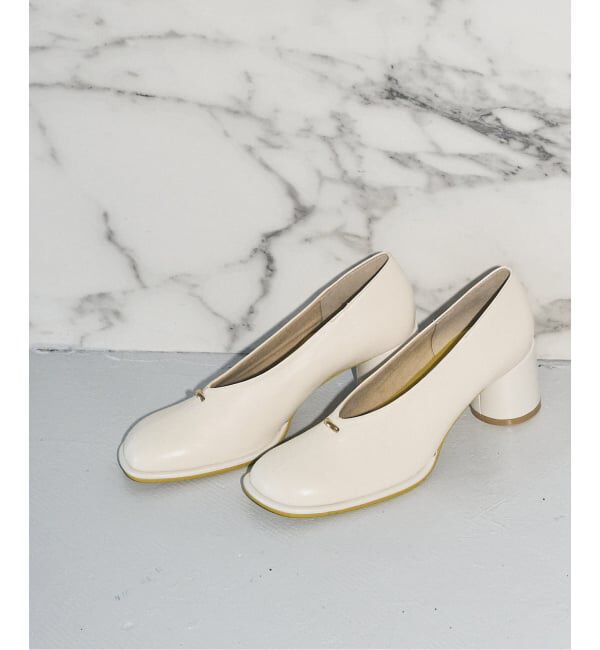 GRISE「《追加》GRISE6cmレザーオブリークハイバンプパンプス」|パンプス|