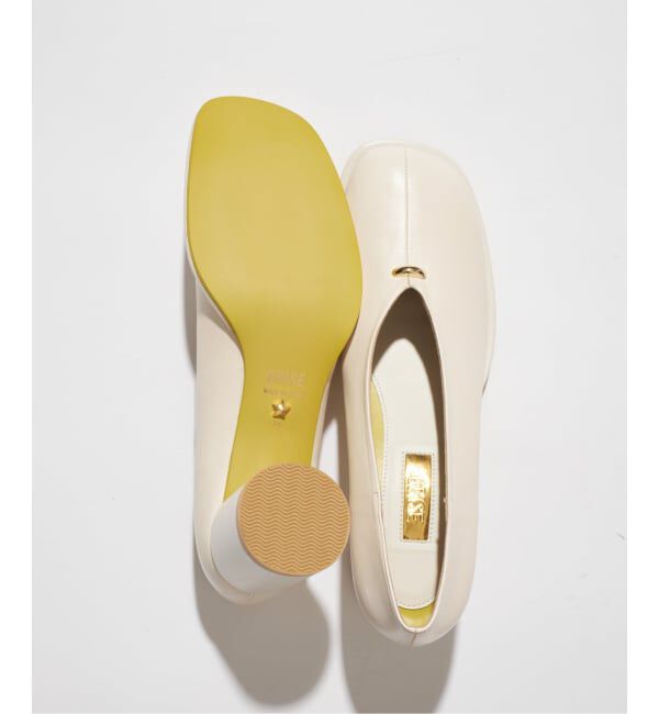 GRISE「《追加》GRISE6cmレザーオブリークハイバンプパンプス」|パンプス|