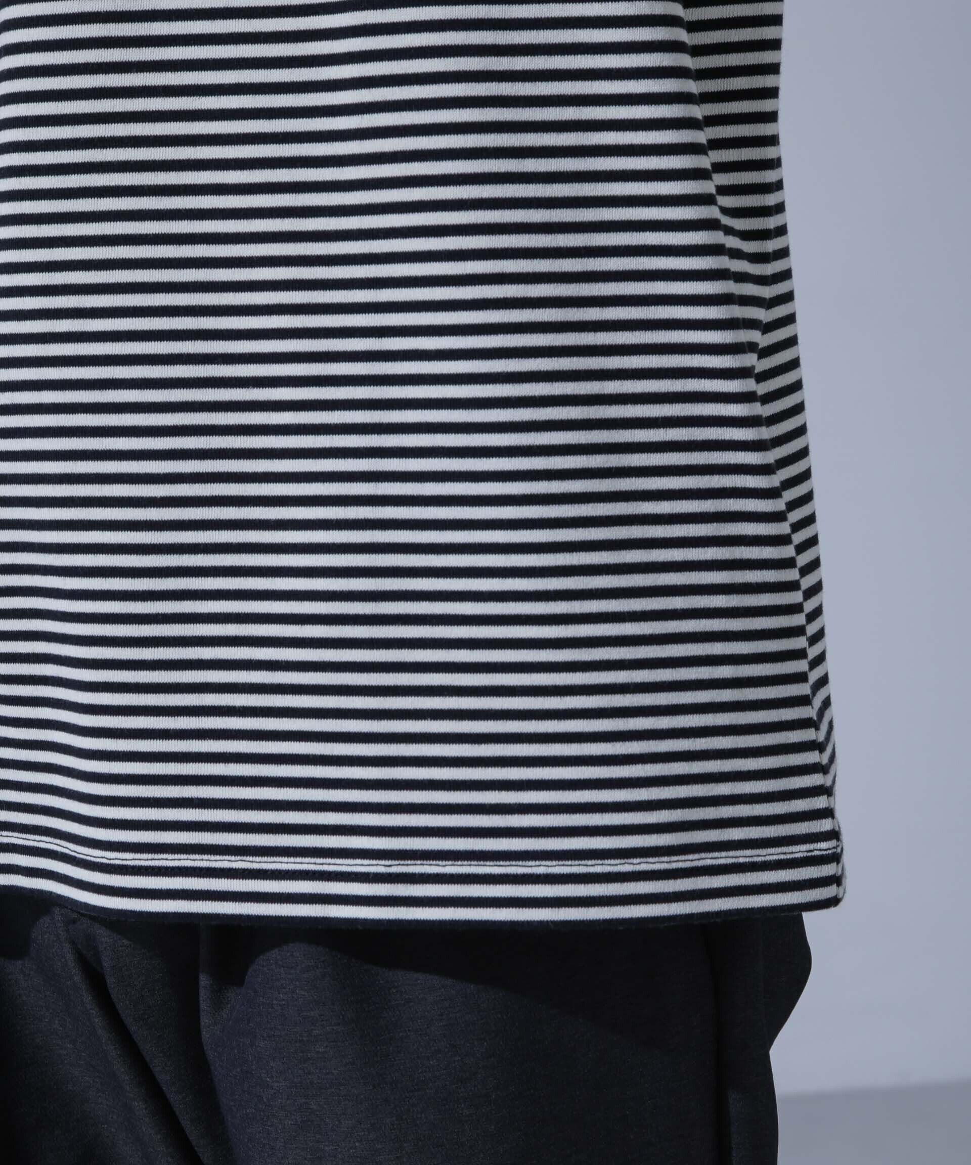 nano･universe「Anti Soaked(R)  汗染み防止 ボーダークルーネックTシャツ」|Tシャツ・カットソー|