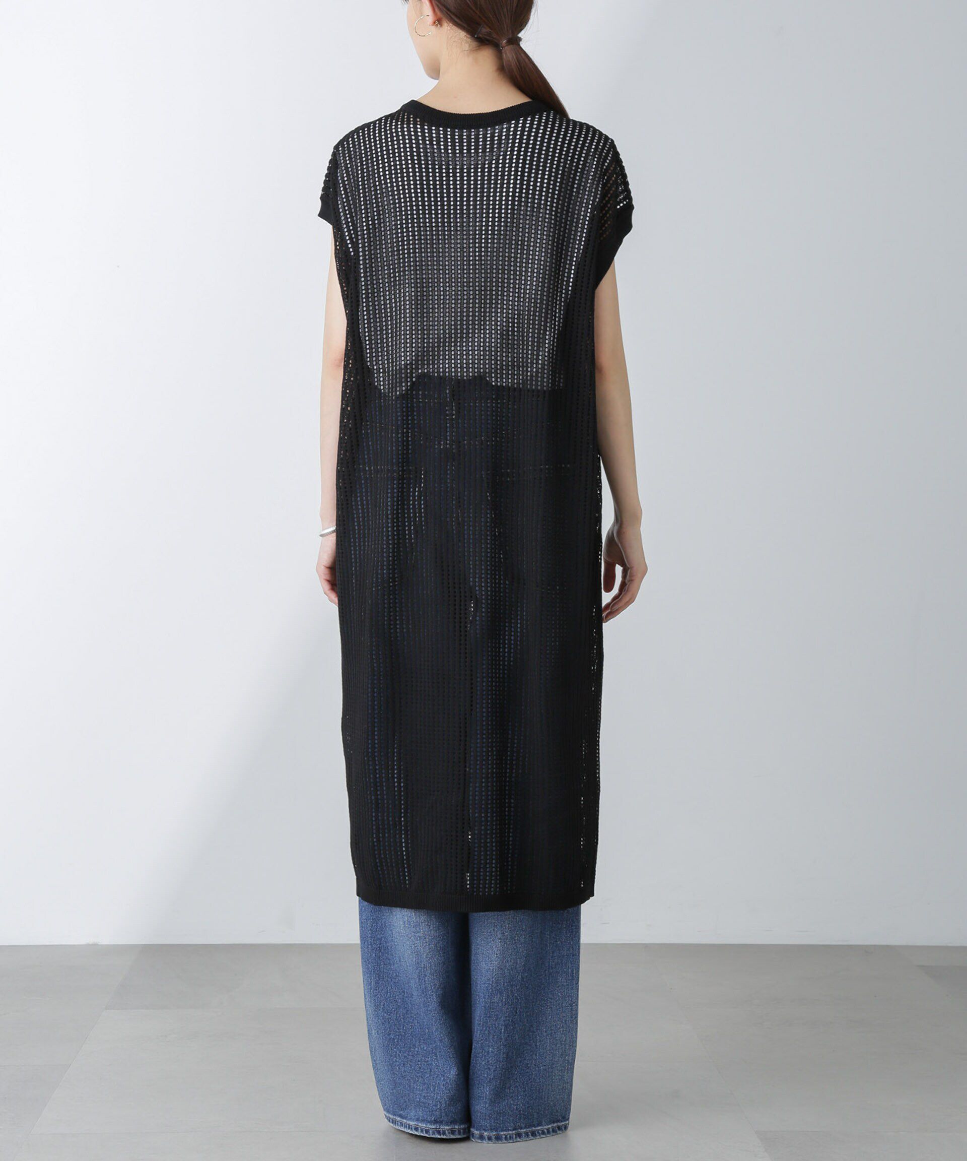 nano･universe「前後2wayメッシュワンピース」|ワンピース|