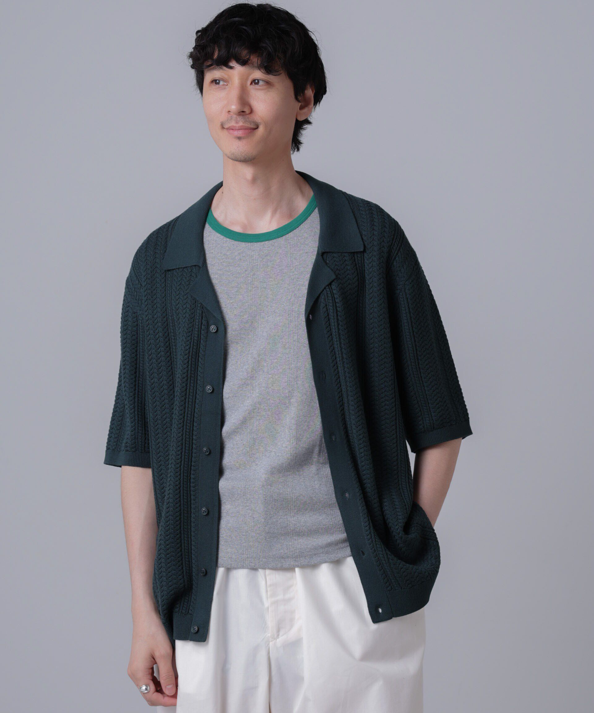 nano･universe「「NJ/CLUB」PARKSTOCK MILLER別注 パネルリブタンクトップ」|Tシャツ・カットソー|