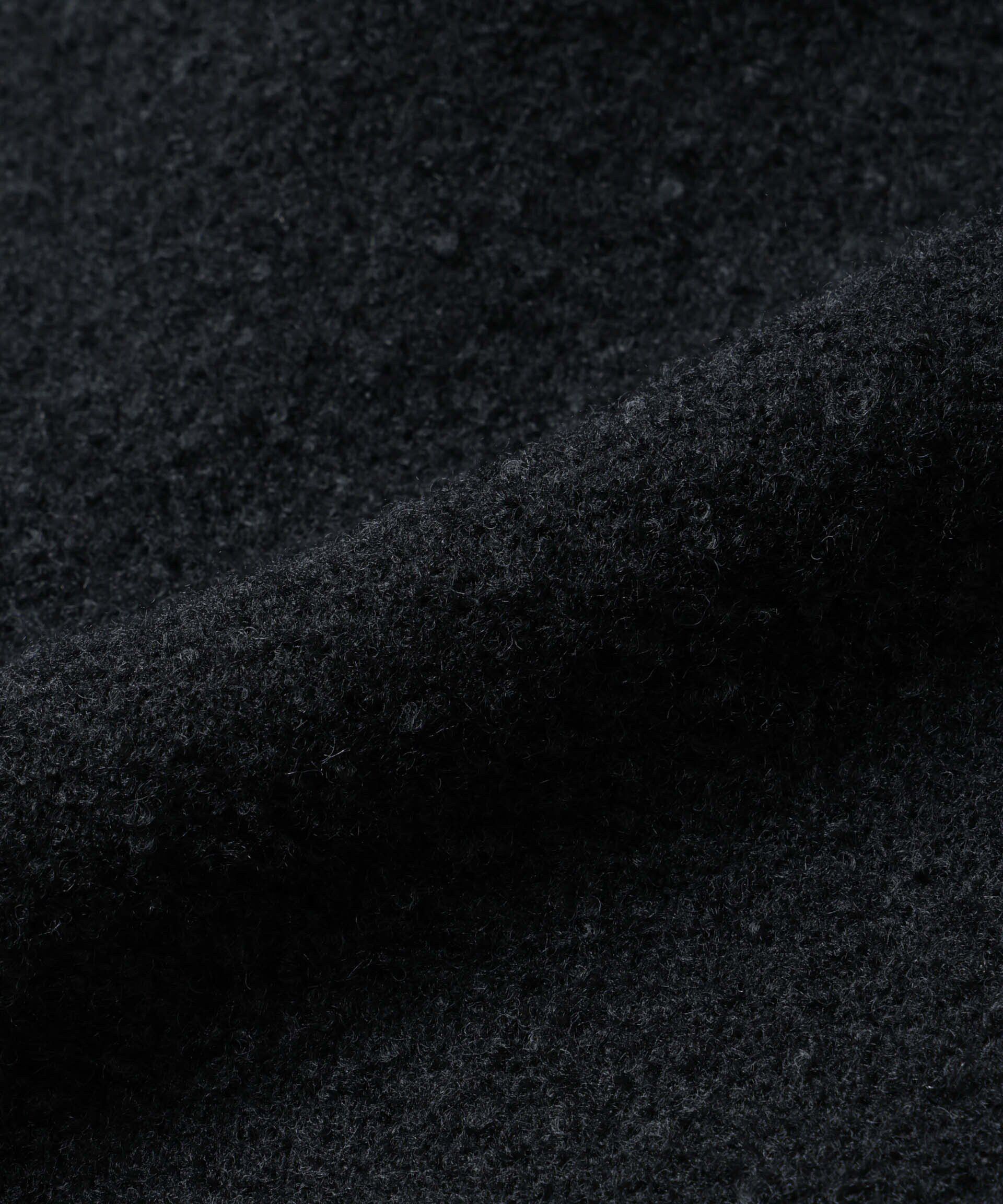 nano･universe「ループヤーンミックス バーンジャケット」|ブルゾン・スタジャン|