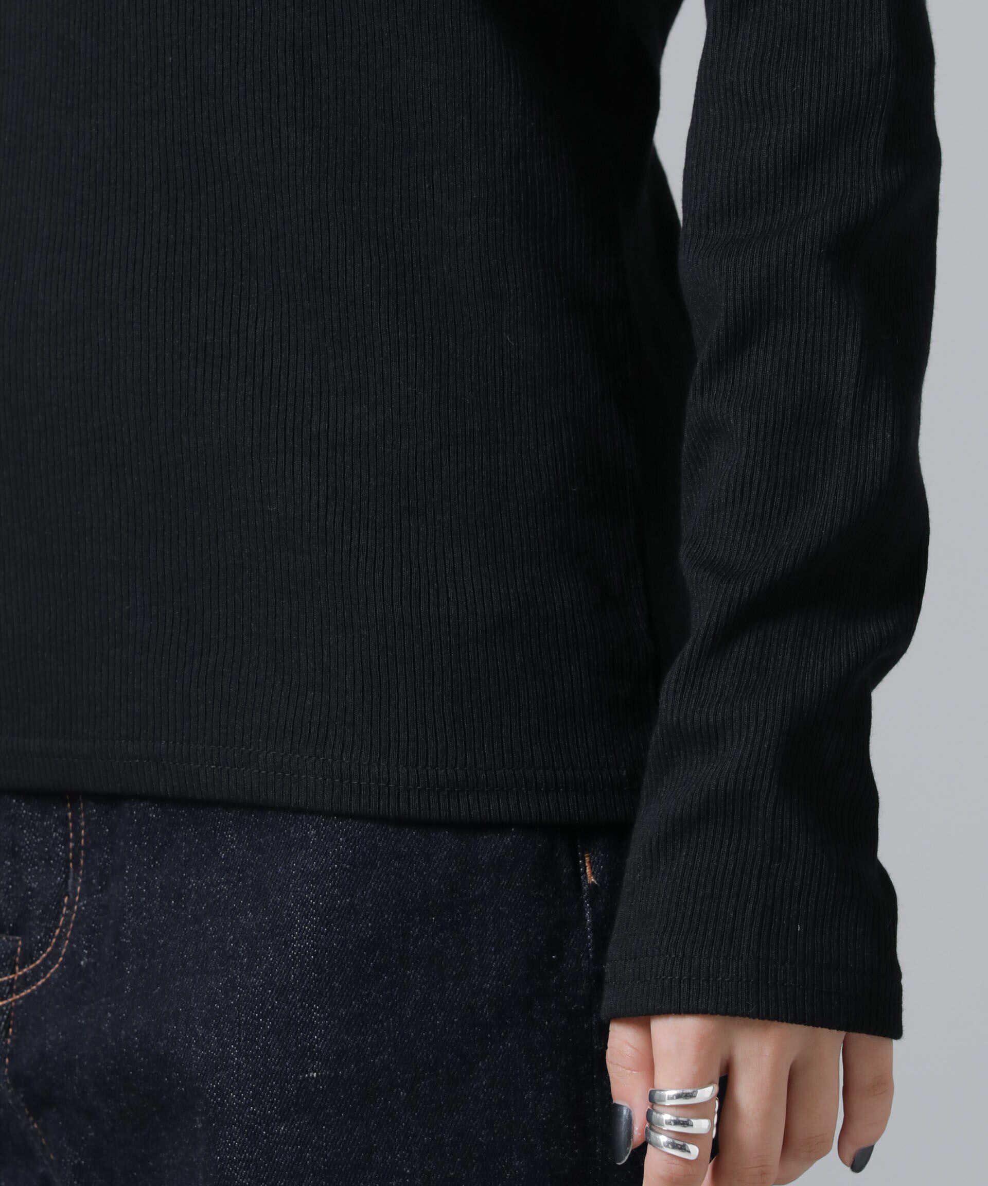 nano･universe「ジンジャー吸湿発熱抗菌防臭タートルネックカットソー」|Tシャツ・カットソー|