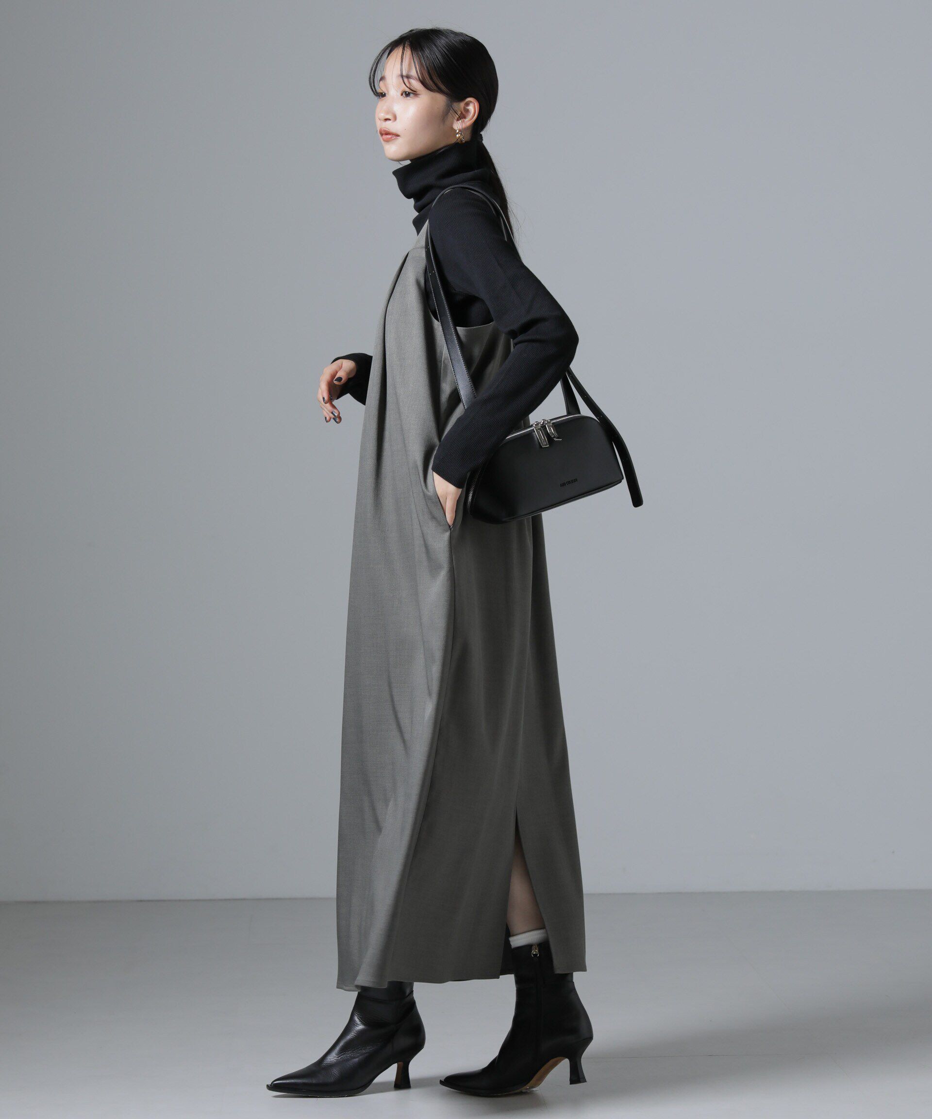 nano･universe「ジンジャー吸湿発熱抗菌防臭タートルネックカットソー」|Tシャツ・カットソー|