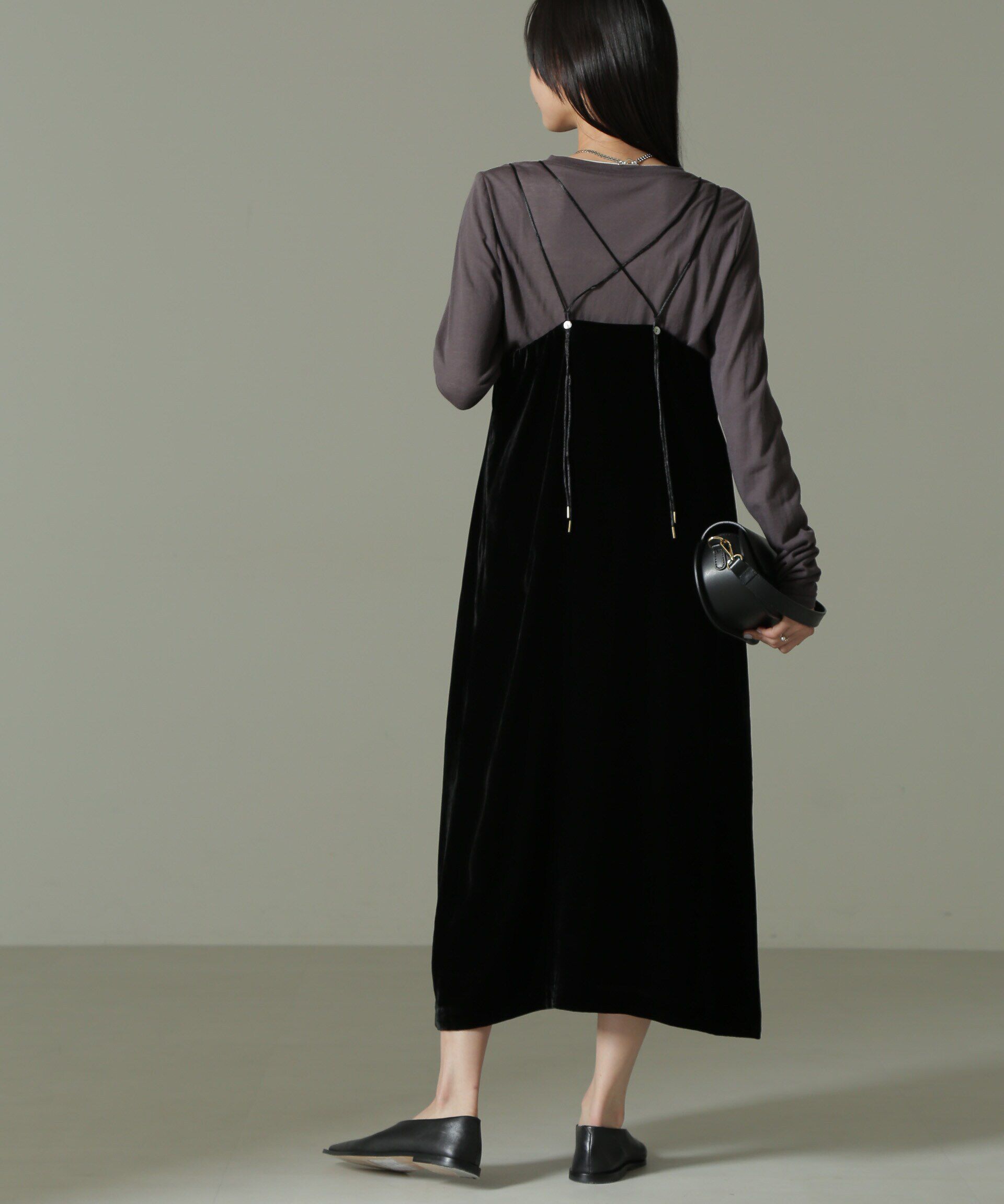 nano･universe「ベロアキャミワンピース」|ワンピース|