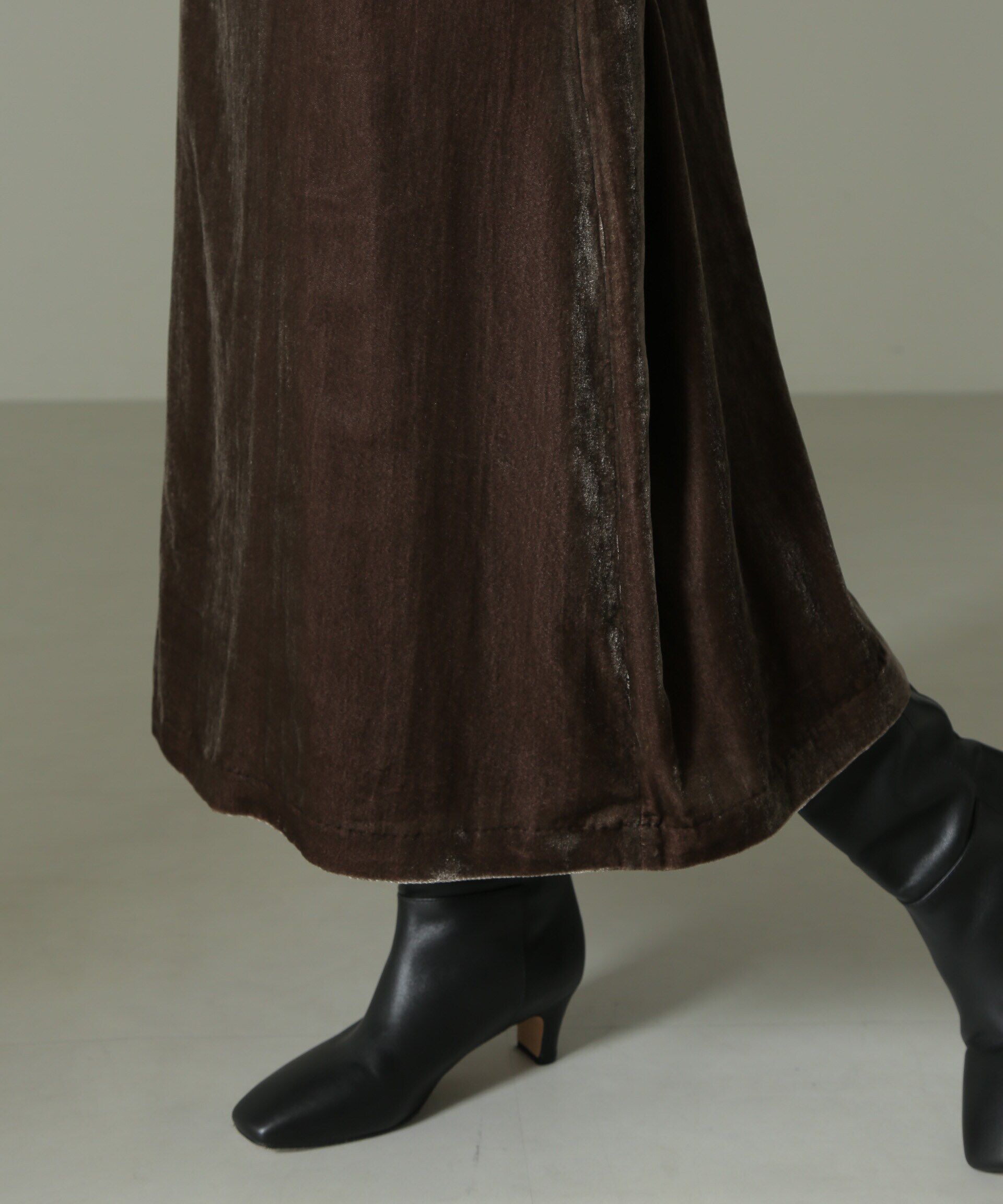 nano･universe「ベロアキャミワンピース」|ワンピース|