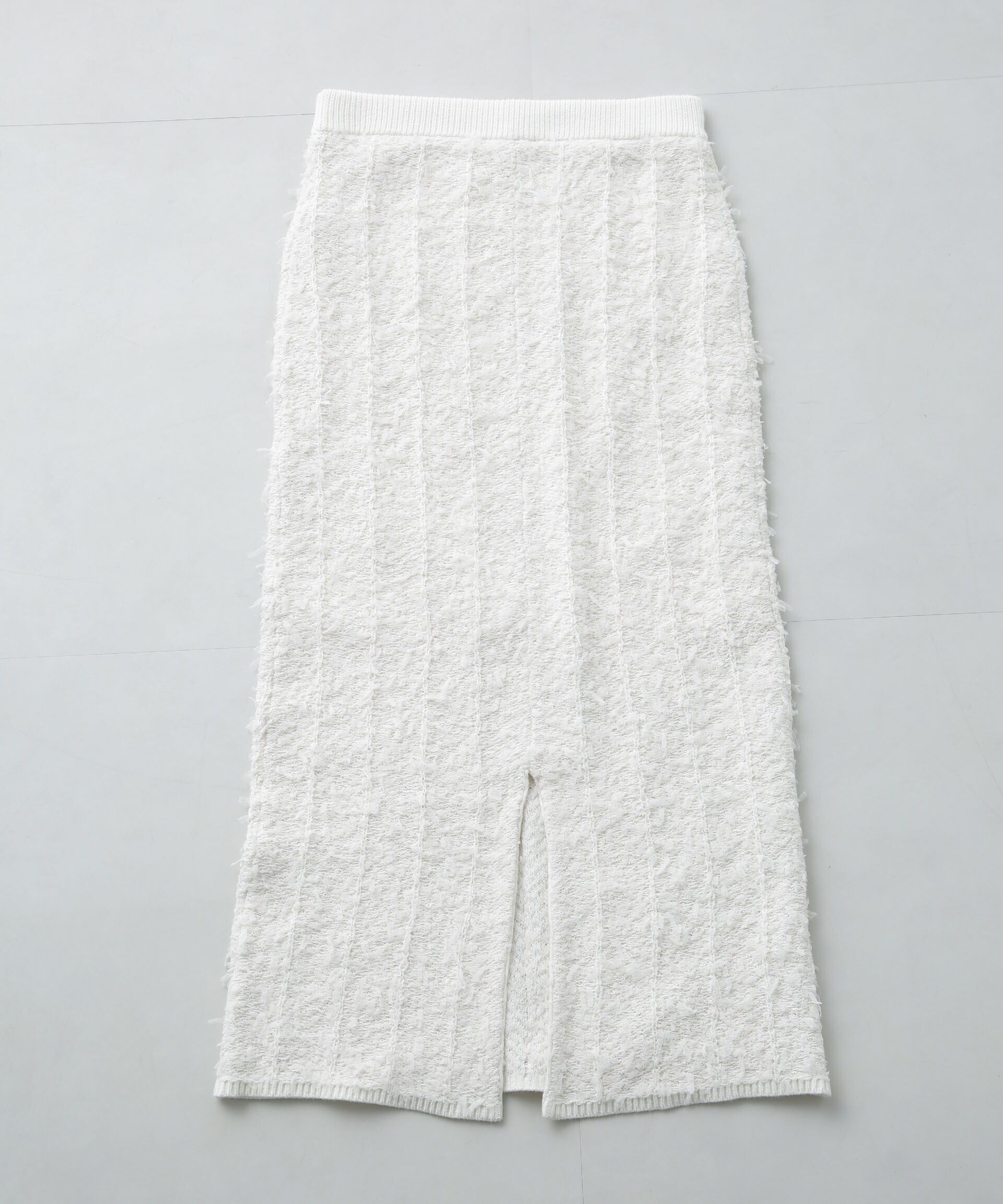 nano･universe「チュールモールニットスカート（セットアップ可）」|スカート|