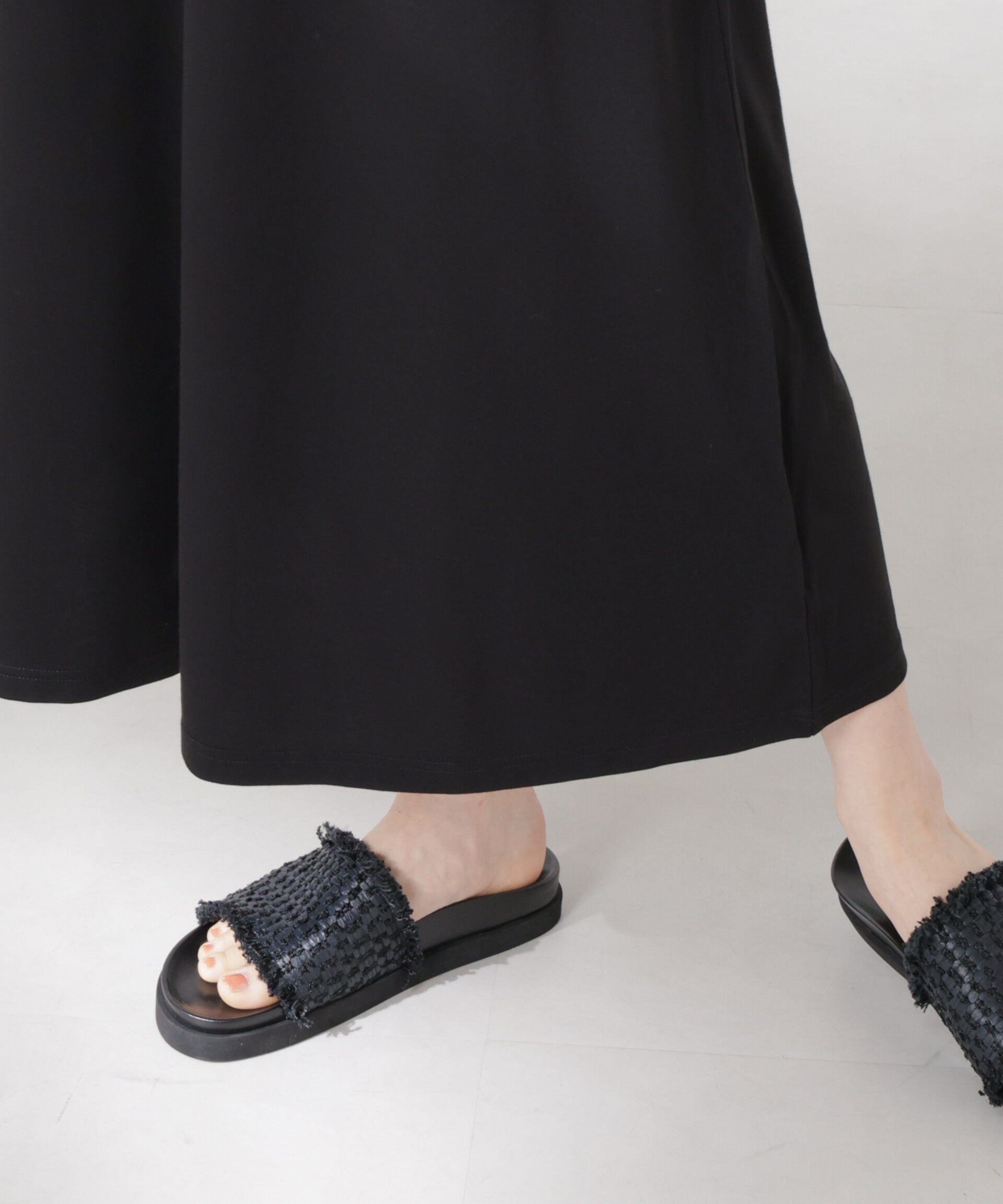 nano･universe「バルーンスリーブコンビカットワンピース」|ワンピース|