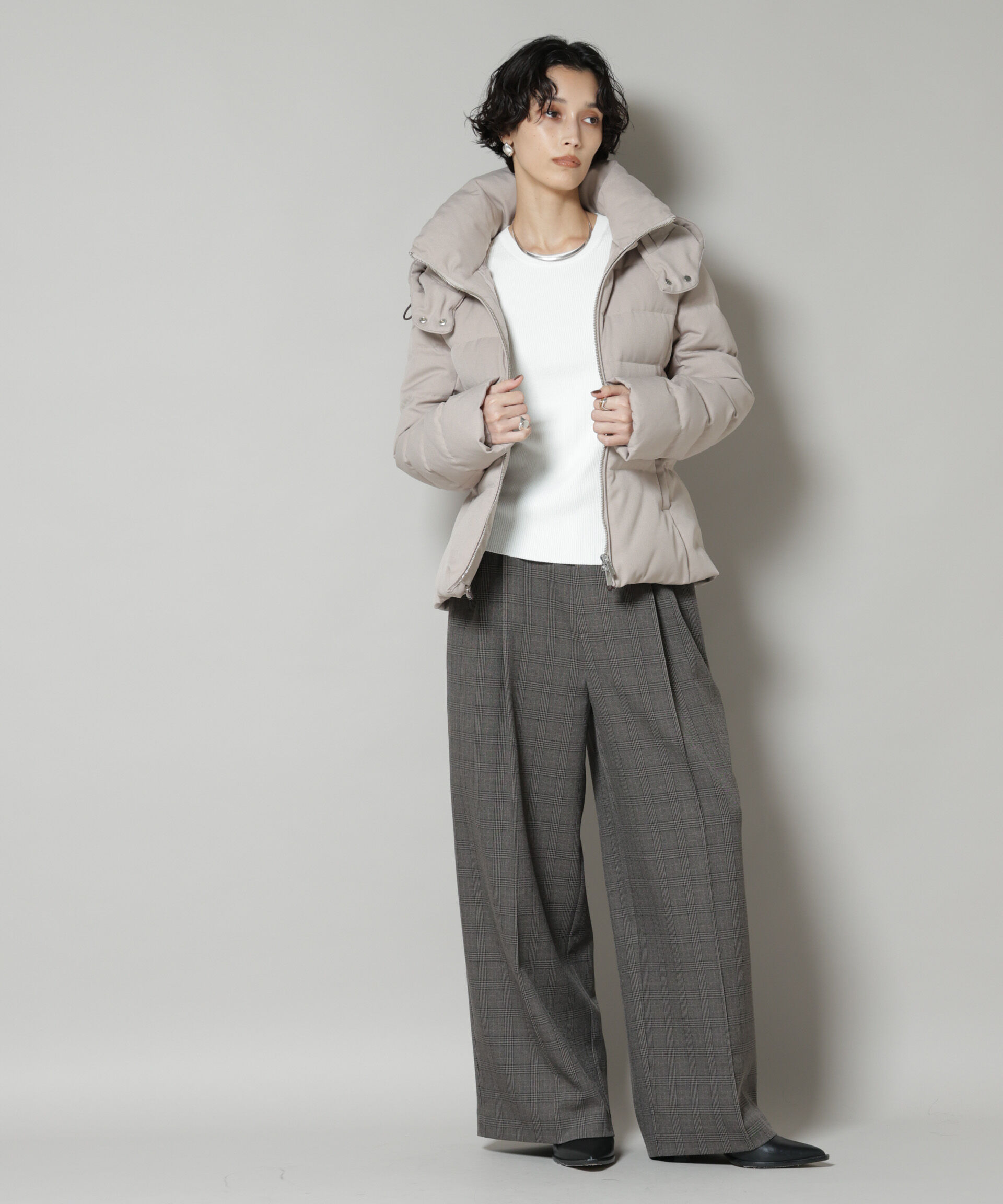 nano･universe「「西川ダウン(R)」サージショートダウン」|ダウン|