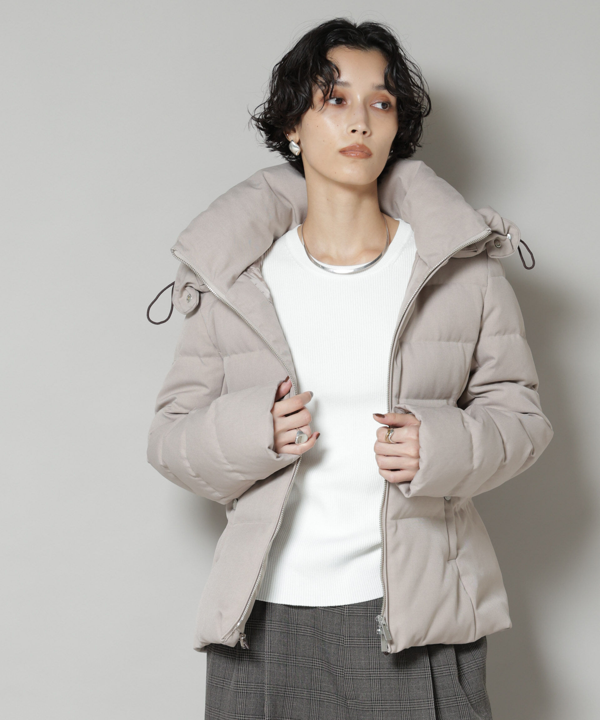 nano･universe「「西川ダウン(R)」サージショートダウン」|ダウン|