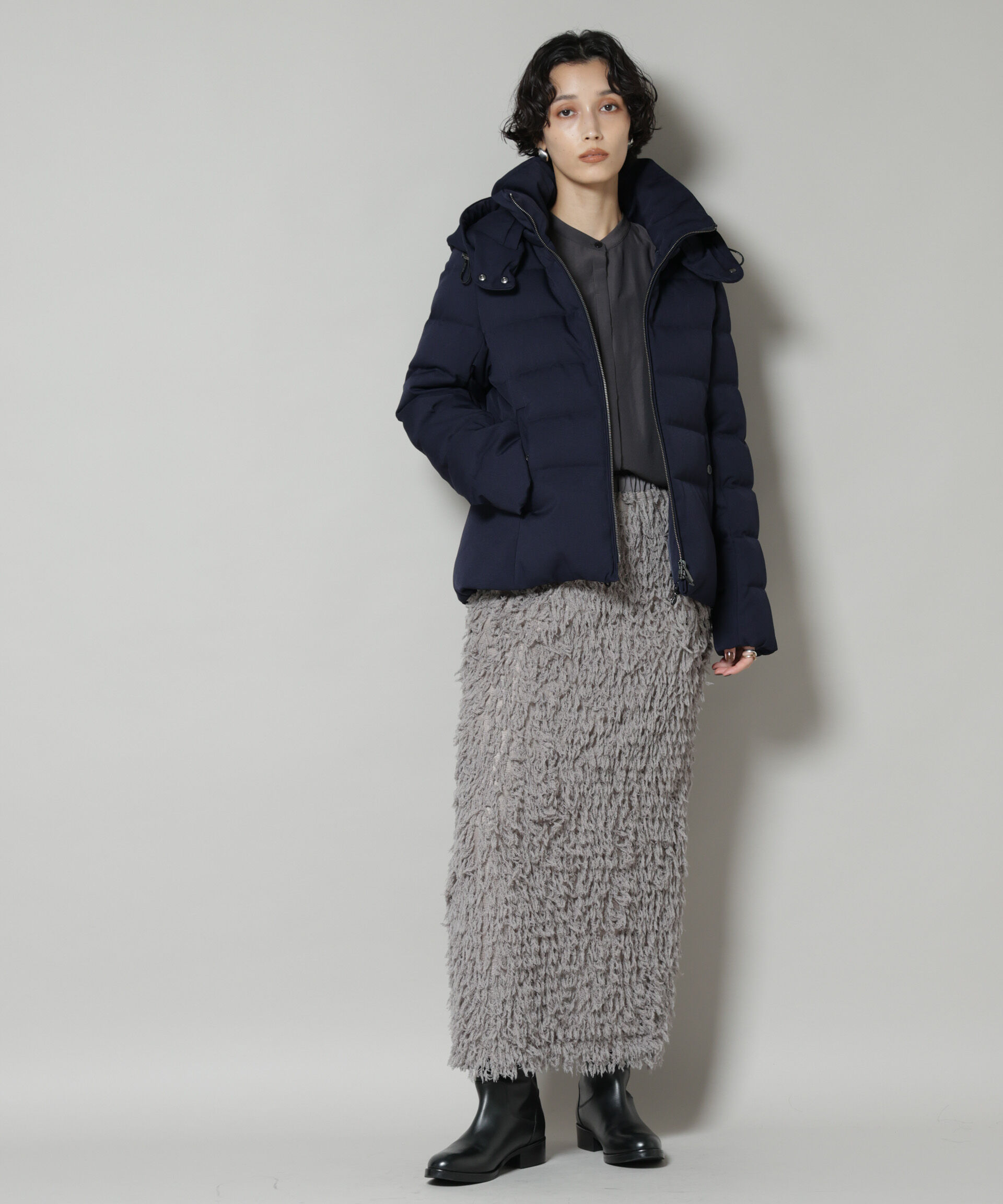 nano･universe「「西川ダウン(R)」サージショートダウン」|ダウン|