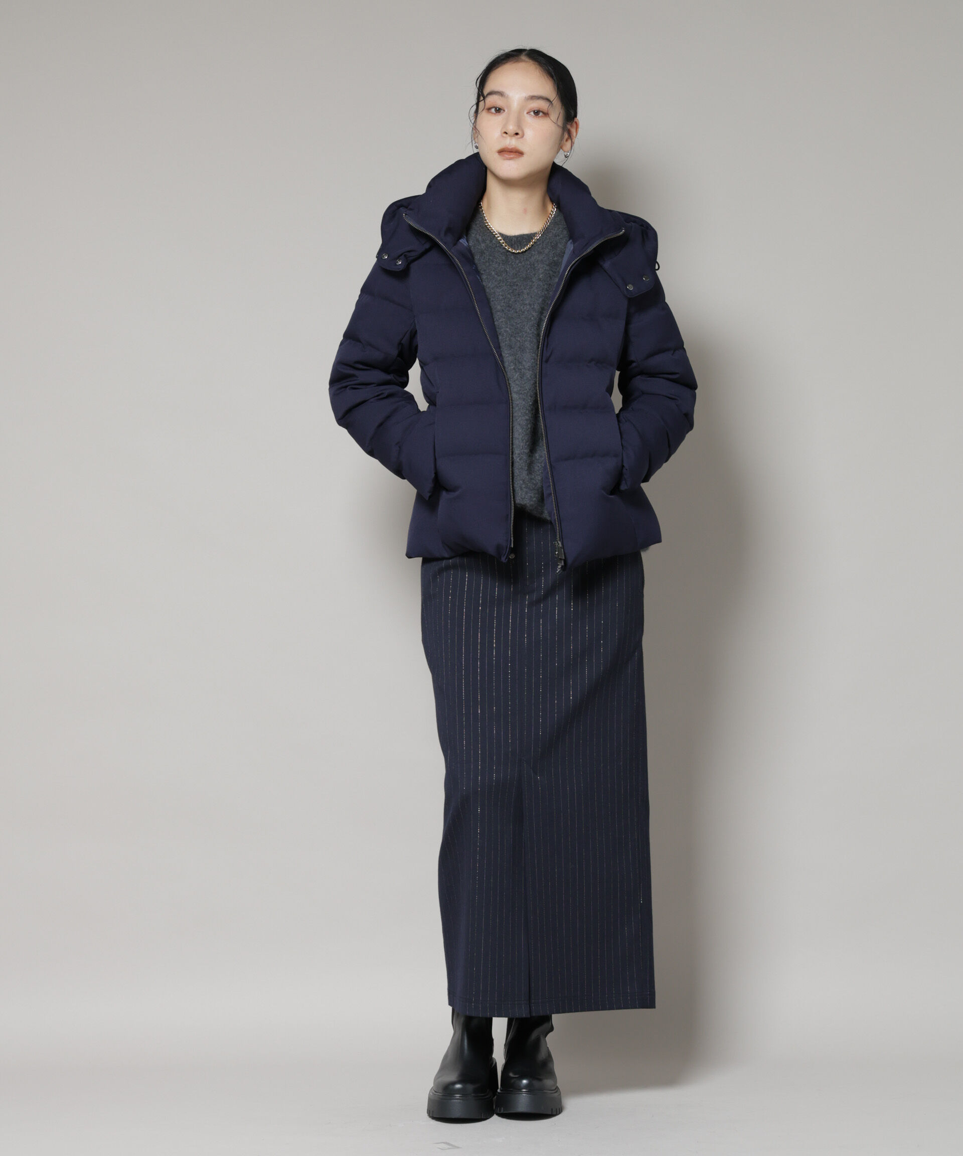 nano･universe「「西川ダウン(R)」サージショートダウン」|ダウン|