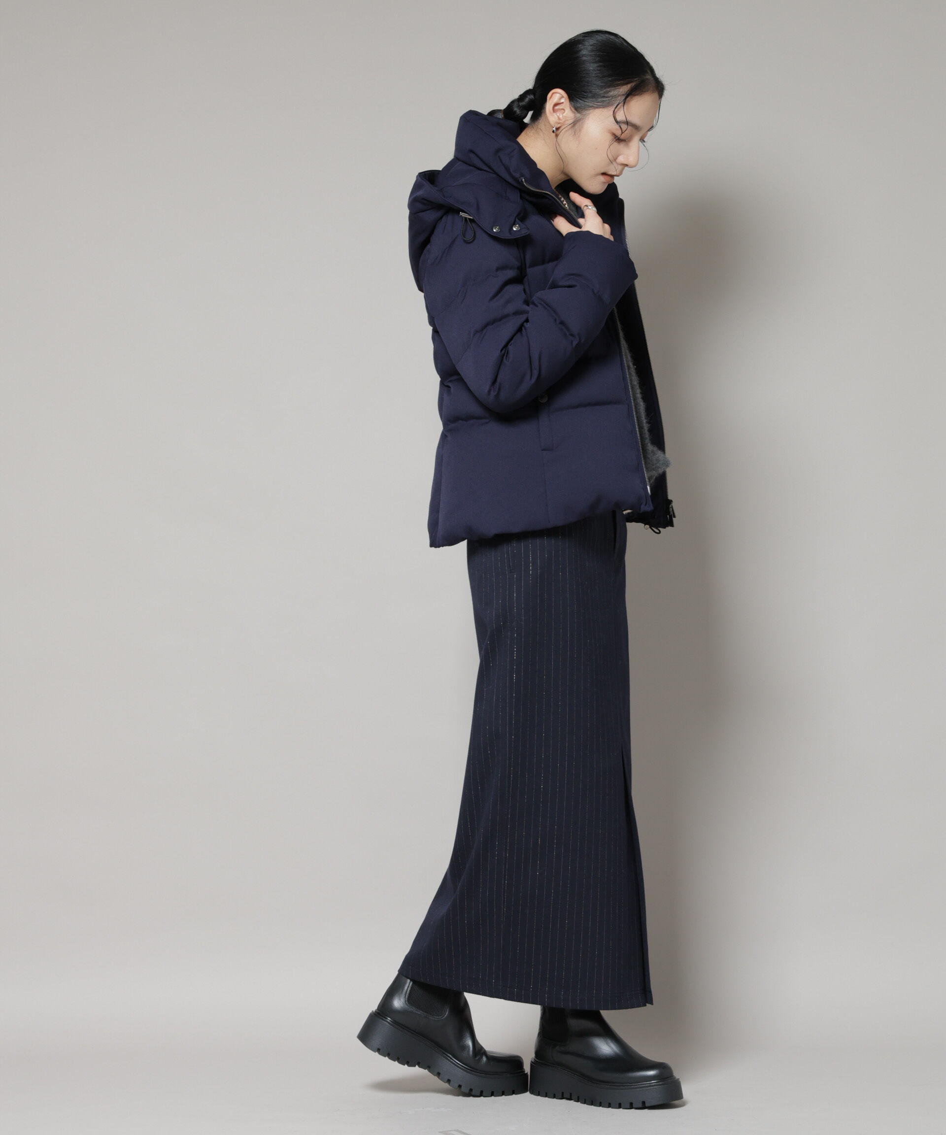 nano･universe「「西川ダウン(R)」サージショートダウン」|ダウン|