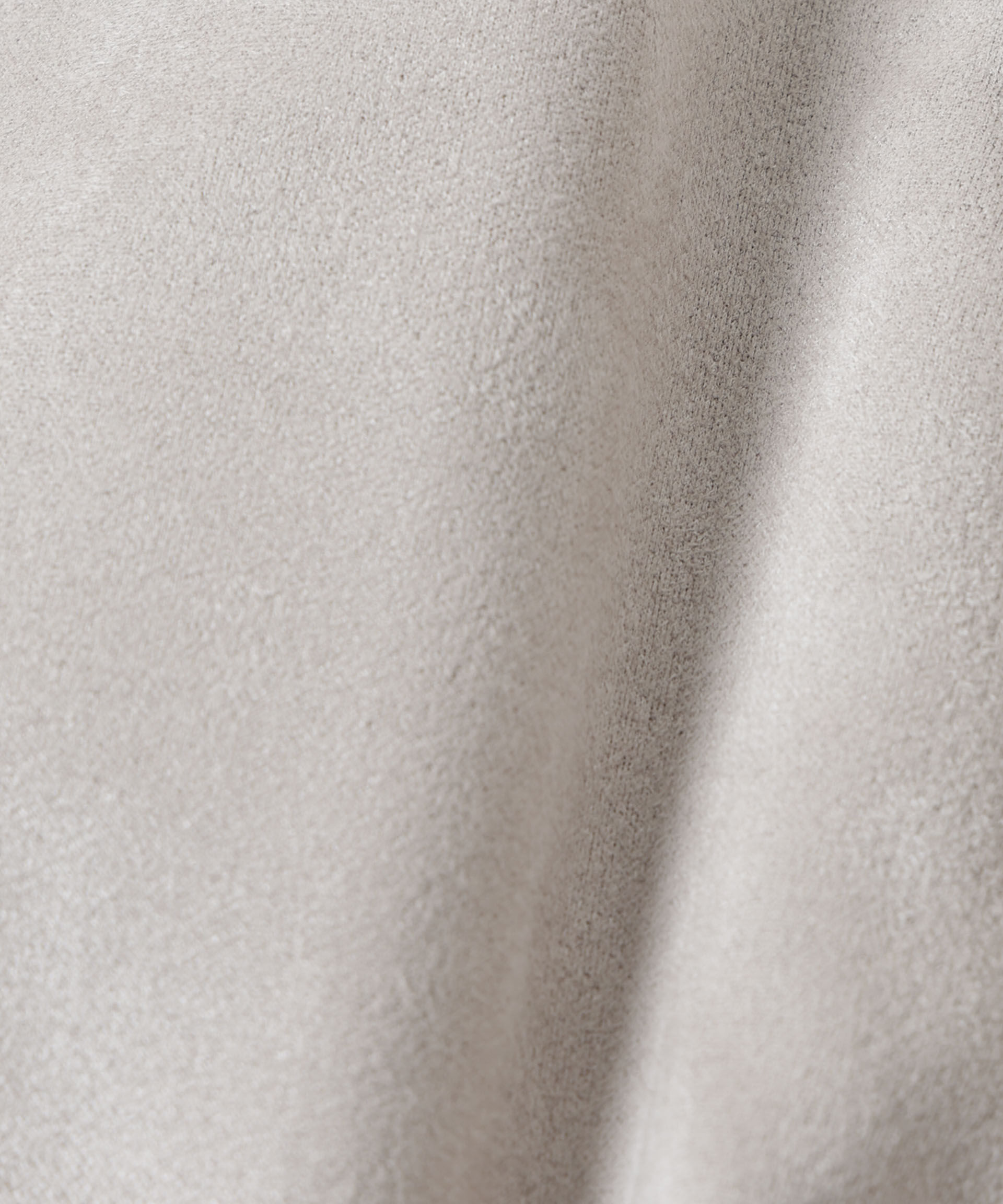 nano･universe「フェイクスエードボンディングノーカラーブルゾン」|ブルゾン・スタジャン|