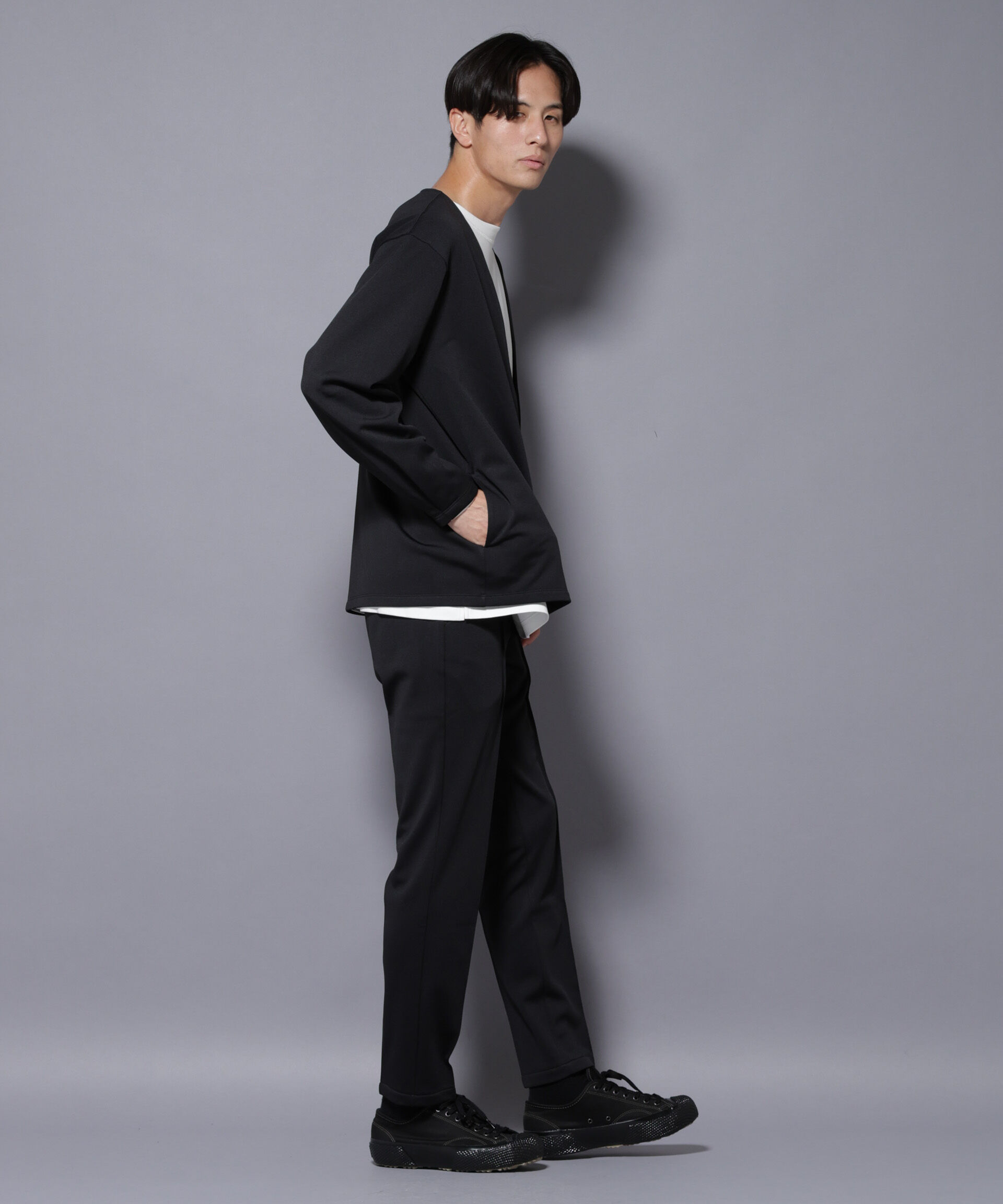 nano･universe「｢MC｣coveross(R) フリースボンディングイージースラックス」|チノ|