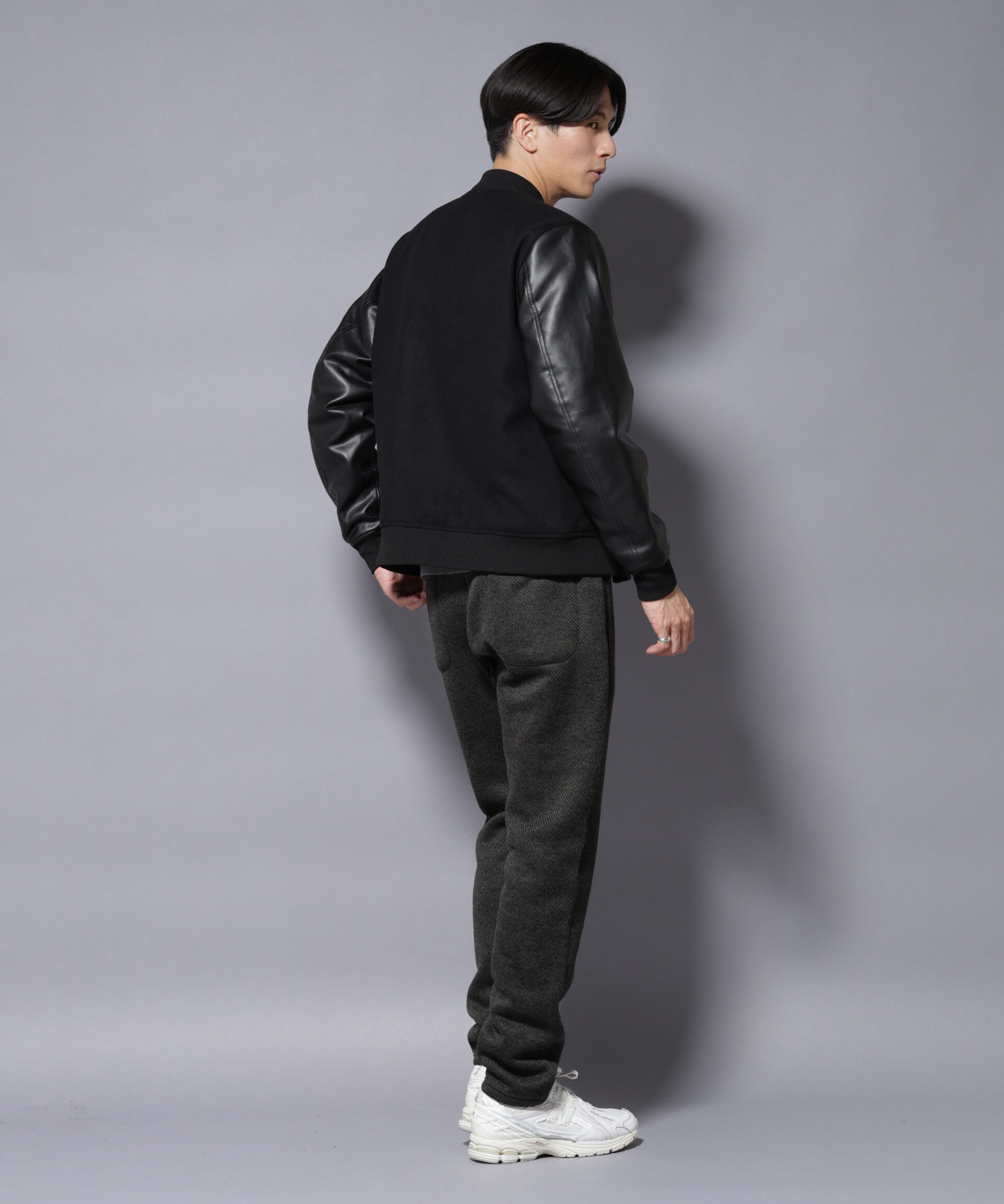 nano･universe「ニットフリースイージーパンツ(セットアップ可)」|チノ|