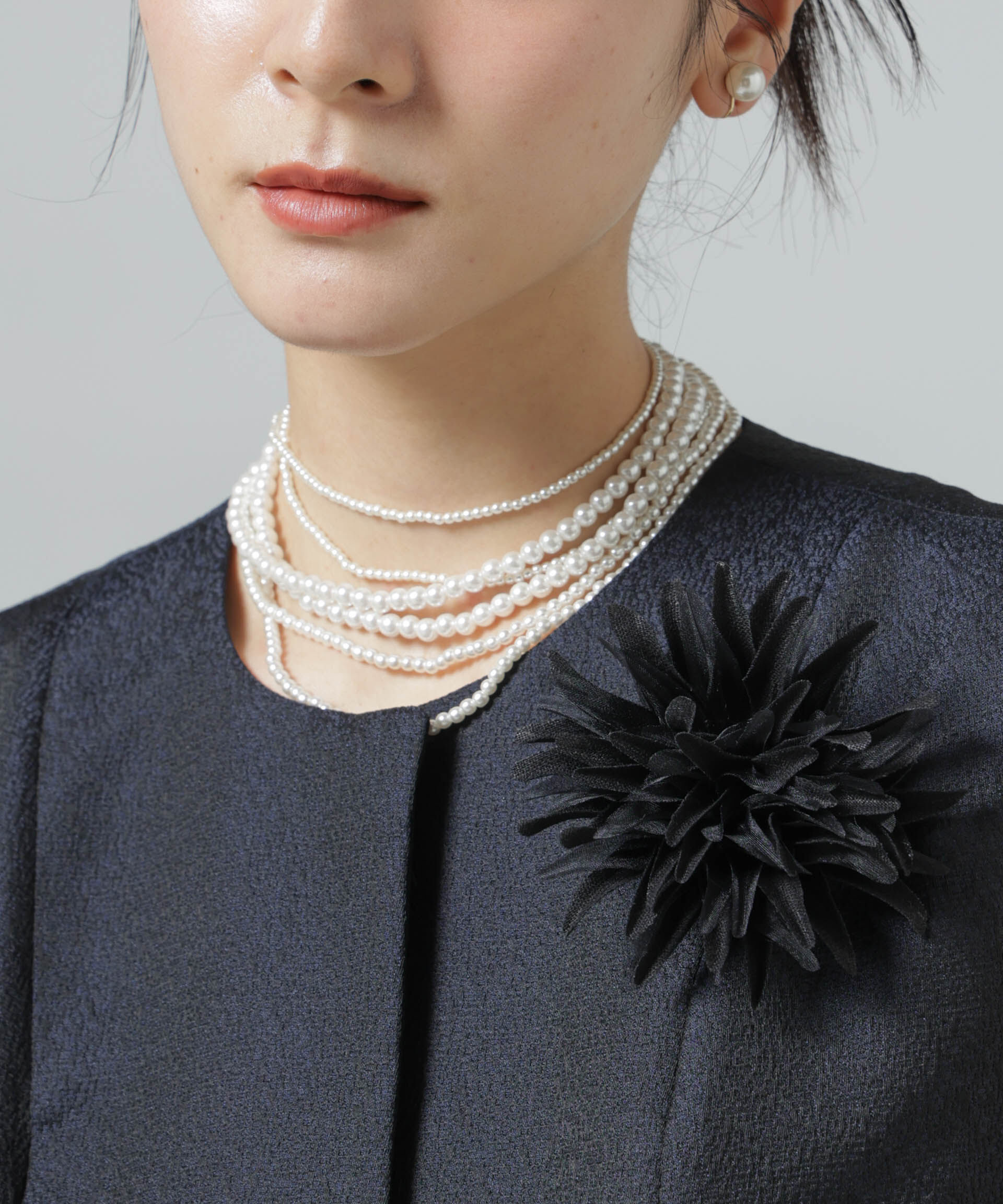 nano･universe「ダリアコサージュ」|その他|ブラック