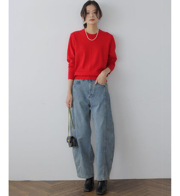 組曲「【加藤ローサさん着用】コットンカシミヤMIX刺繍入りニット」|ニット・セーター|