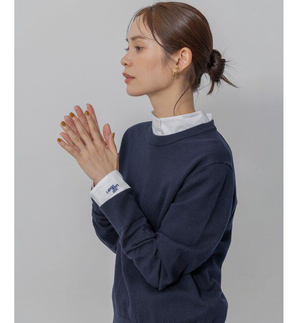 組曲「【加藤ローサさん着用】コットンカシミヤMIX刺繍入りニット」|ニット・セーター|