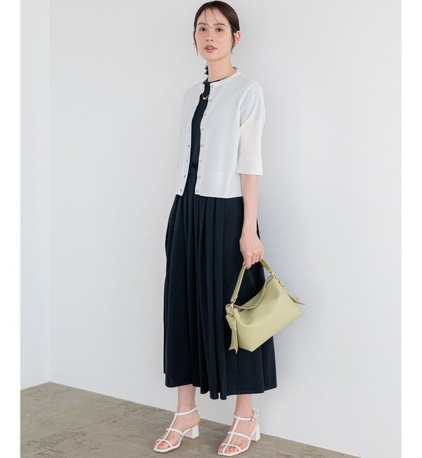 組曲「シアーニット5分袖 カーディガン」|カーディガン|