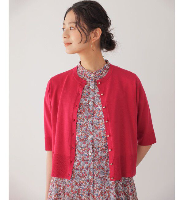 組曲「シアーニット5分袖 カーディガン」|カーディガン|