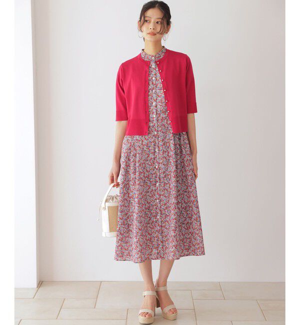 組曲「シアーニット5分袖 カーディガン」|カーディガン|