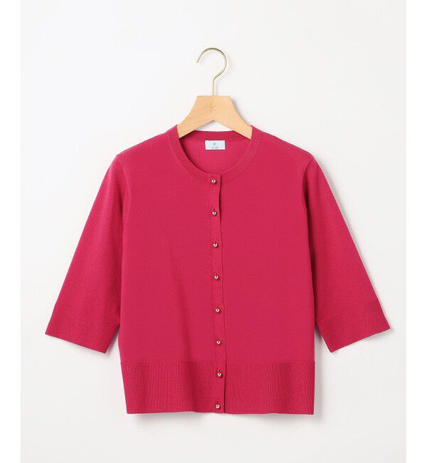 組曲「シアーニット5分袖 カーディガン」|カーディガン|