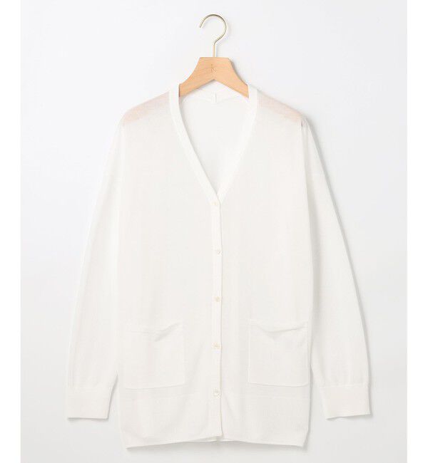 組曲「シアーニットVネック カーディガン」|カーディガン|