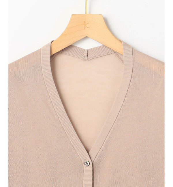 組曲「シアーニットVネック カーディガン」|カーディガン|