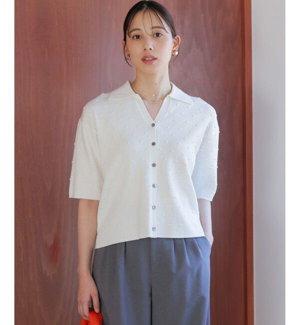 組曲「【WEB限定】ポップコーンアーガイルスキッパー ニット」|ニット・セーター|